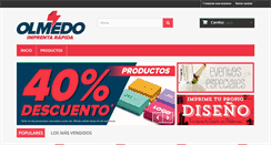 Desktop Screenshot of imprentaolmedo.com